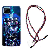 Realme C11 C21 C21Y C25Y C11 2021 Kılıf Boyun Asklı Rasta Silikon Thunder Play 1760