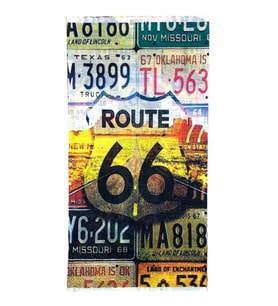 Route 66 Temalı Buff Boyunluk Bandana No:90 (Karışık)