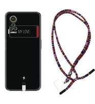 General Mobile GM 21 Pro GM 22 Pro Plus Kılıf Boyun Asklı Rasta Silikon My Love 1402
