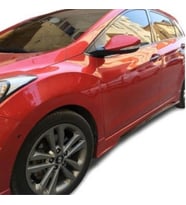 Hyundai i30 Custom Yan Marşpiyel 🚘  Dayanıklı Plastik, Sportif Tasarım, Kolay Montaj (Standart)