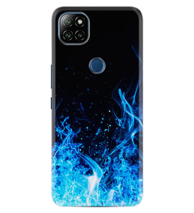 Casper E30 F20 X20 Kılıf Desemli Silikon Blue Fire 1678
