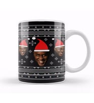 Christmas Ainsley Harriot Face Knit Pattern Kupa Bardak Porselen