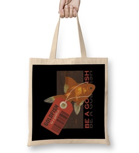 Ted Lasso Be A Goldfish Retro Bez Çanta Uzun Saplı