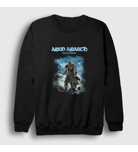 Presmono Unisex Siyah Jomsviking Amon Amarth Sweatshirt 8916tt