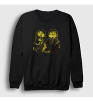 Presmono Unisex Siyah Control Twenty One Pilots Sweatshirt 119530tt