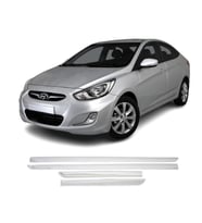 Hyundai Solaris Krom Yan Kapı Çıtası 2011 Ve Üzeri Paslanmaz Çelik
