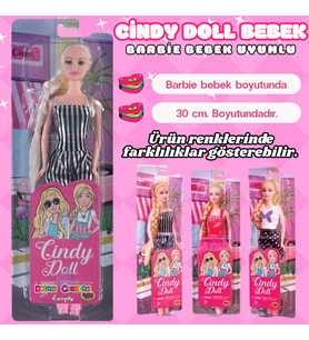 Cindy Doll Prenses Bebek Bebek 30 cm. - Oyuncak Bebek - Barbie Bebek - Bebek Oyun Evleri İçin Bebek (Çok Renkli)