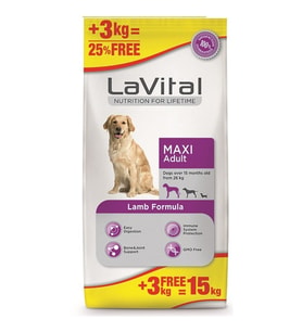 La Vital Kuzulu Maxi Adult Köpek Maması 15 Kg