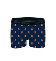 JOHN FRANK DİJİTAL BASKILI MODAL BOXER White