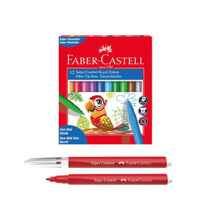 Faber Castell Super Comfort Keçeli Kalem 12 li 155130