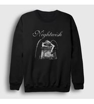 Presmono Unisex Siyah Angel Metal Nightwish Sweatshirt 473657tt