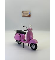 Pembe Vespa PX125 1:10 Ölçekli Maket Diecast Model Işıklı Sesli