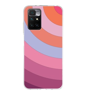 Redmi 10 2022 Uyumlu Kapak Renk Cümbüşü Tasarımlı Şeffaf Silikon Kılıf