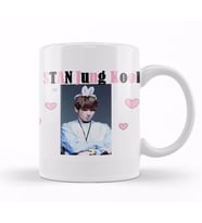 Bts Jung Kook Baseball Sleeve Kupa Bardak Porselen