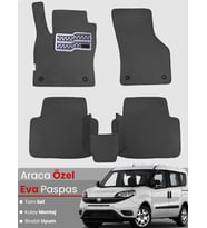 FİAT DOBLO (2010-2022) Uyumlu EVA Paspas Tam Set–Araca Özel,Su Geçirmez,Kolay Montaj
