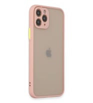 iPhone 11 Pro Kılıf Montreal Silikon Kapak - Pembe