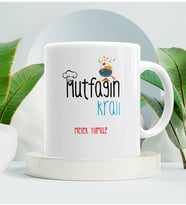 Mutfağın Kralı Kupa Bardak Beyaz