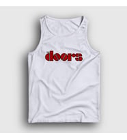 Presmono Unisex Beyaz Red Logo The Doors Atlet 116551tt