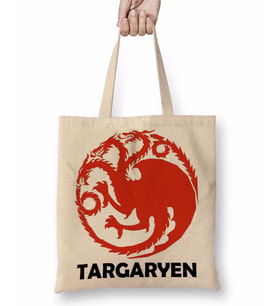 Targaryen Game of Thrones Bez Çanta Uzun Saplı