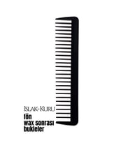 Bukleli Saç Fön Wax Sonrası Tarak Karbon Nano Absolute Professional