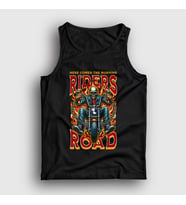 Presmono Unisex Siyah Burning Riders Road Motorsiklet Chopper Atlet 446478tt
