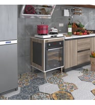 Kenzlife ankastre modülü kabini esena mono3 crd 89-81*60*56 fırın ocak dolabı ayarlı ayaklı üstü kapalı