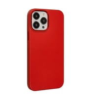İphone 13 Pro Kılıf Asya Deri  - Kırmızı