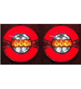 2 Adet Neon Led Stop Lamba 12-24 Volt 4 Fonksiyonlu 9 Cm