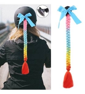 Motosiklet Kaskı Örgülü At Kuyruğu / Acm16