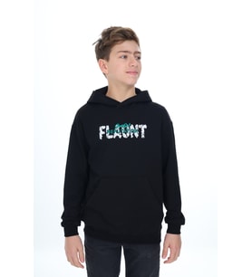 Toontoy Erkek Çocuk Flaunt  Baskılı Sweatshirt (Siyah)