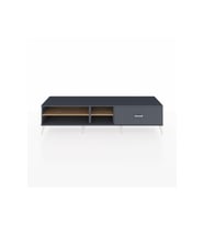 Hyperion TV Ünitesi 2 Raflı Tek Çekmeceli  220x44x51 Antrasit-Çam/Antrasit