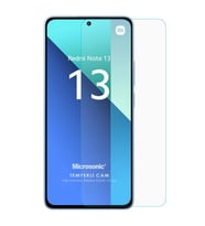 Microsonic Xiaomi Redmi Note 13 4G Tempered Glass Cam Ekran Koruyucu (Renksiz)