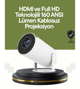 Hdmı Ve Usb Girişli Uzun Ömürlü Ampullü Projeksiyon