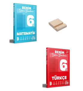 6. Sınıf Matematik ve Türkçe Soru Bankası + Telefon Standı