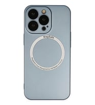 Newface Apple iPhone 13 Pro Kılıf Jack Magneticsafe Lens Silikon - Sierra Blue
