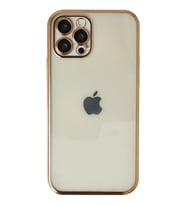 Mey İthalat® iPhone 12 Pro Max Kılıf Lensli Silikon -