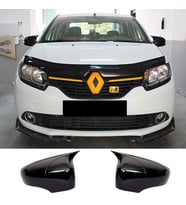 Renault Symbol 3 Batman Yarasa Ayna Kapağı Piona Black ABS 2012 ve üzeri