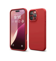 Iphone 16 Kılıf Nano Içi Kadife Silikon - Kırmızı