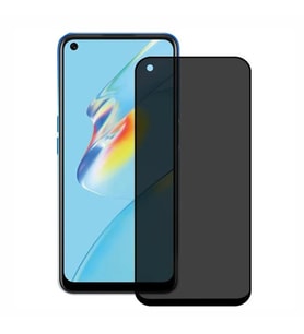 Oppo A54 Uyumlu Privacy Ön Koruma Hayalet Seramik Nano Ekran Koruyucu (Siyah)
