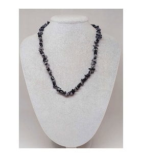 Obsidyen Taşı Küçük Taşlar Kolye (52260)