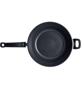 Fissler Ceratal Comfort Orbit Black Wok Tava Yapışmaz Seramik Kaplama Siyah 32 Cm