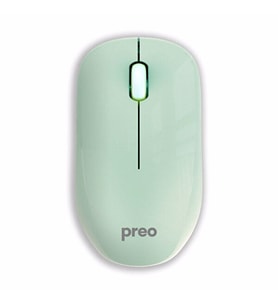 Preo M19 Ergonomik Pastel Kablosuz Sessiz Mouse Yeşil