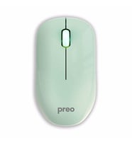 Preo M19 Ergonomik Pastel Kablosuz Sessiz Mouse Yeşil