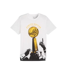 Puma The Golden Ticket Tee Erkek Basketbol Tişörtü 62480601 Beyaz