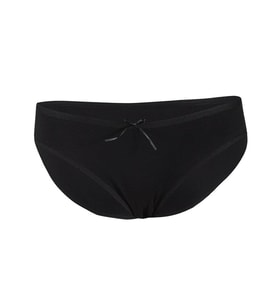 12 Adet Yıldız Bayan Likralı Kaşkorse Bikini Külot Siyah 3552