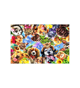 AHŞAP PUZZLE KÖPEKLER