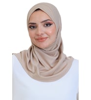 Hazır Başörtü Pratik Tak Çıkart Kadın Günlük Şal Hafif Kırışmaya Dayanıklı