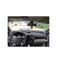 2003-2008 Modellerine Uygun Chevrolet Kalos Torpido Koruma Halısı Siyah Kenar Renk Siyah
