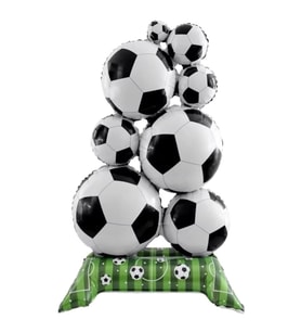 Ayaklı Futbol Topu Şekilli Folyo Balon 1 Adet