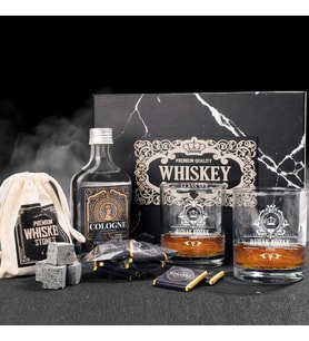 Kişiye Özel Whiskey Set & Kolonya Hediye Kutusu